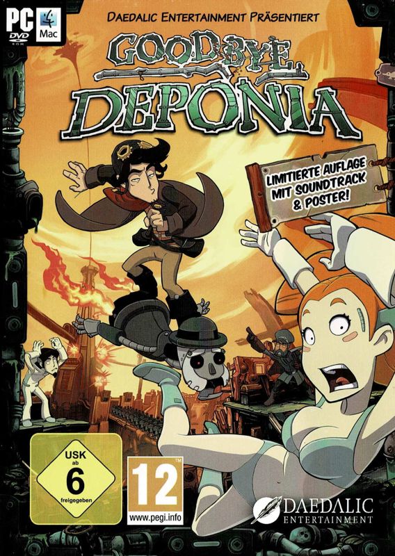 Goodbye Deponia box art for Playstation 4